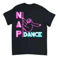 Product A220315 13 Nap Dance Neon Sign Sloth Pun Svg Unisex T-Shirt