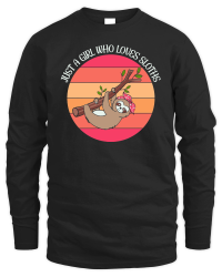 Product A220315 14 Sloth Svg Just A Girl Who Loves Sloths Unisex Sweatshirt