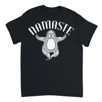 Product A220315 15 Namaste Sloth Yoga Easy Pose Svg Unisex T-Shirt
