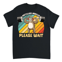 Product A220315 17 Installing Muscles Sloth Weight Lifting Unisex T-Shirt