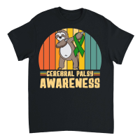 Product A220315 22 Cerebral Palsy Awareness Sloth Warrior Unisex T-Shirt
