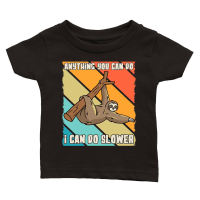 Product A220315 31 Funny Sloth Svg I Can Do Slower Classic Baby Crewneck T-shirt