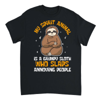 Product A220315 33 My Spirit Animal Is A Grumpy Sloth Svg Unisex T-Shirt