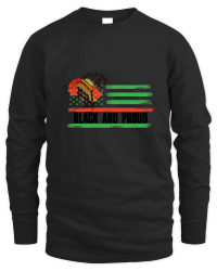 Product Black And Proud 01 Unisex Sweatshirt