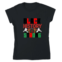 Product Black History Strong 01 Classic Womens Crewneck T-shirt