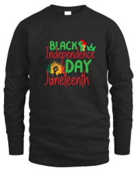 Product Black Independence Day Juneteenth 01 Unisex Sweatshirt