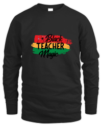 Product Black Teacher Magic 01 Unisex Sweatshirt