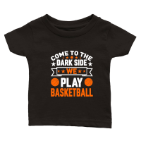 Product Come to the Dark side we play Basketball. Classic Baby Crewneck T-shirt