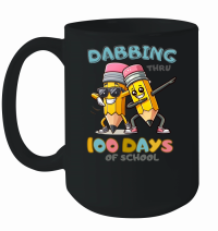 Product Dabbing Thru 100 Days of School Mug