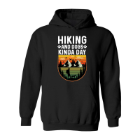 Product Hiking and Dogs Kinda Day Hoodie