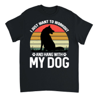 Product I Just want to Workout And Hang With My Dog Unisex T-Shirt