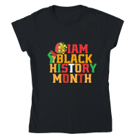 Product IAM Black History Month 01 Classic Womens Crewneck T-shirt