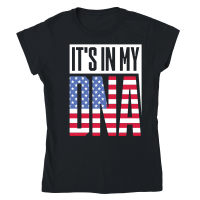 Product Its in My DNA Independence Classic Womens Crewneck T-shirt