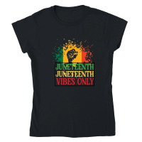 Product Juneteenth Vibes Only 01 Classic Womens Crewneck T-shirt