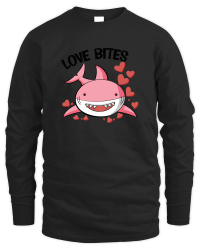 Product Love bites shark Unisex Sweatshirt
