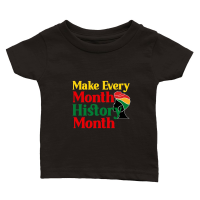 Product Make Every Month History Month 01 Classic Baby Crewneck T-shirt