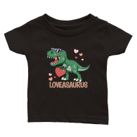 Product Loveasaurus Classic Baby Crewneck T-shirt
