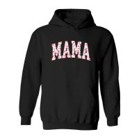Product Mama Hearts Valentines Day Retro Varsity Hoodie