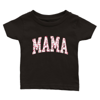 Product Mama Hearts Valentines Day Retro Varsity Classic Baby Crewneck T-shirt