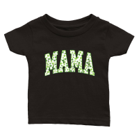 Product Mama Shamrock St Patricks Day Varsity Classic Baby Crewneck T-shirt