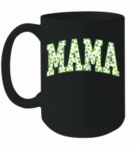 Product Mama Shamrock St Patricks Day Varsity Mug