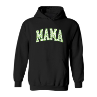 Product Mama Shamrock St Patricks Day Varsity Hoodie