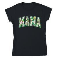 Product Mama St Patricks Day Retro Varsity 2 Classic Womens Crewneck T-shirt