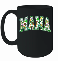 Product Mama St Patricks Day Retro Varsity 2 Mug