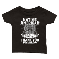 Product Native American, Its in My DNA Classic Baby Crewneck T-shirt