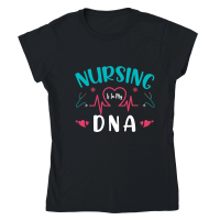 Product Nursing is My DNA Nurse Classic Womens Crewneck T-shirt
