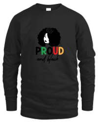 Product Proud And Black 01 Unisex Sweatshirt