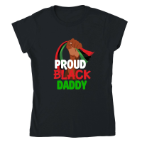 Product Proud Black Daddy 01 Classic Womens Crewneck T-shirt