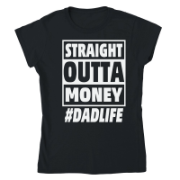 Product Straight outta money Classic Womens Crewneck T-shirt