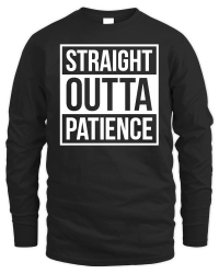 Product Straight Outta Patience PNG v2 Unisex Sweatshirt