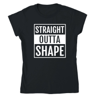 Product Straight Outta Shape Classic Womens Crewneck T-shirt