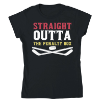 Product straight outta the penalty box Classic Womens Crewneck T-shirt