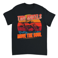 Product Two Wheels Move the Soul Motorbike Unisex T-Shirt