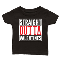 Product Adult Heartbreak Humour  Straight Outta Valentines Classic Baby Crewneck T-shirt