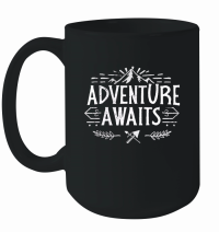 Product Adventure awaits 2 Mug