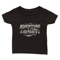 Product Adventure awaits 3 Classic Baby Crewneck T-shirt