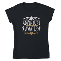 Product Adventure awaits Classic Womens Crewneck T-shirt
