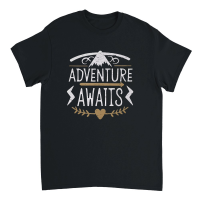 Product Adventure awaits Unisex T-Shirt