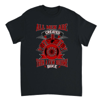 Product all men are created then a few become bikers Unisex T-Shirt