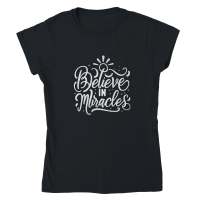 Product Believe in miracles 2 Classic Womens Crewneck T-shirt