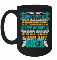 Product Bikers Prayer  Motorbike Rider Mug