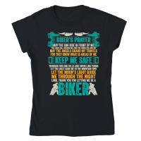 Product Bikers Prayer  Motorbike Rider Classic Womens Crewneck T-shirt