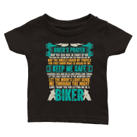 Product Bikers Prayer  Motorbike Rider Classic Baby Crewneck T-shirt