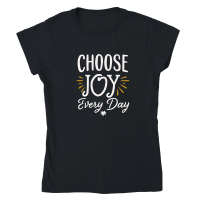 Product Choose joy every day Classic Womens Crewneck T-shirt