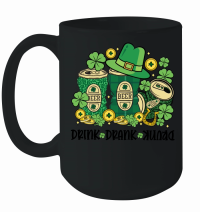 Product Drink Drank Drunk Leopard Beer Can Graphics St Patricks Day Mug