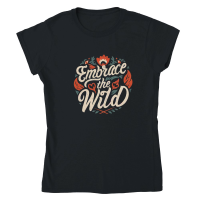 Product embrace the wild 3 Classic Womens Crewneck T-shirt